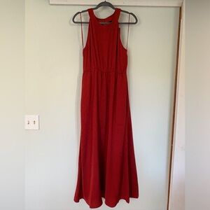 Rachel Zoe Coral Halter Maxi Sundress